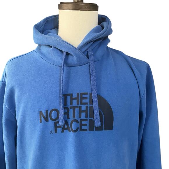 The North Face | FLAW Men's Royal Blue Kangaroo Pocket Sweatshirt Hoodie Sz XL - Picture 2 of 5